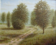 Rosko Лесная дорожка. 2007 год. Масло,  холст,  размер 50х40.