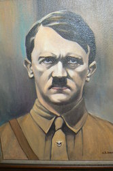 портрет  Фюрера  маслом